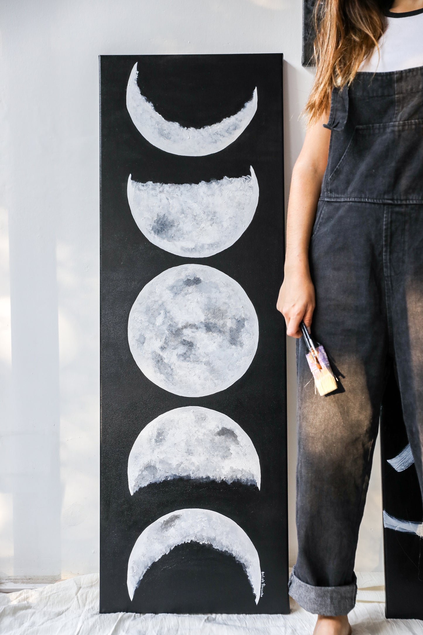 Aire #010 - FASES DE LA LUNA 40 x 120