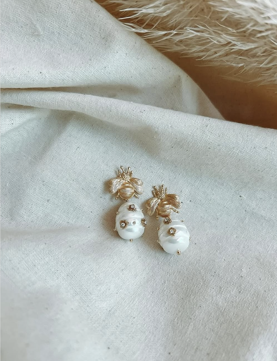 Abejas con perlas