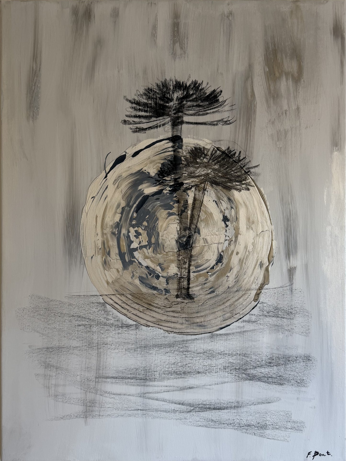 Dos Araucarias 80 x 60