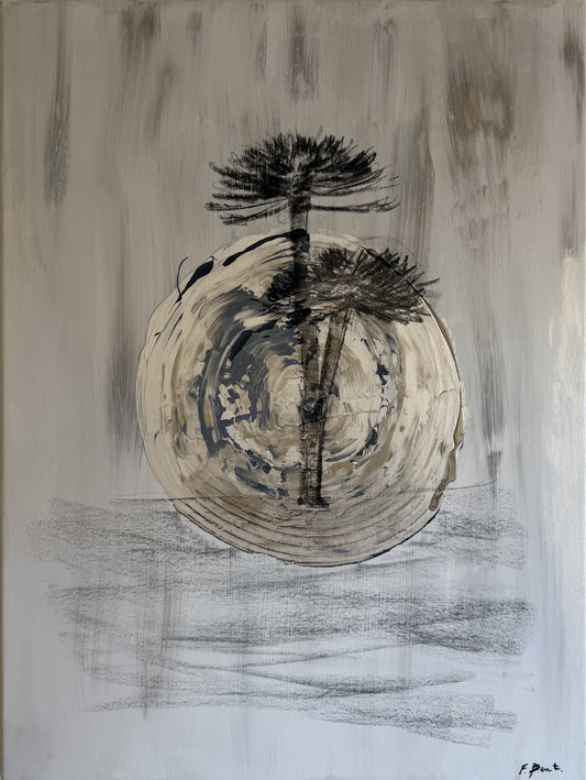 Dos Araucarias 80 x 60